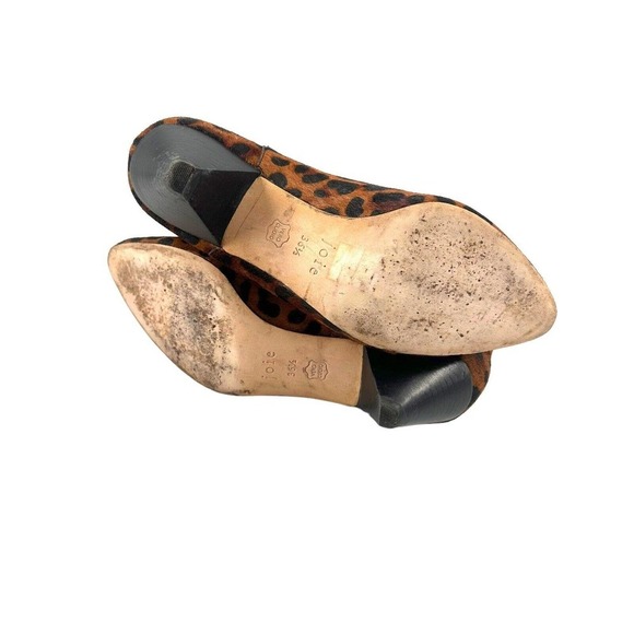 JOIE JOIE BARLEENA CALF HAIR ANIMAL PRINT BOOTIES SZ 6.5 US - Picture 10 of 11